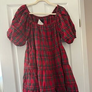Red Plaid Dress